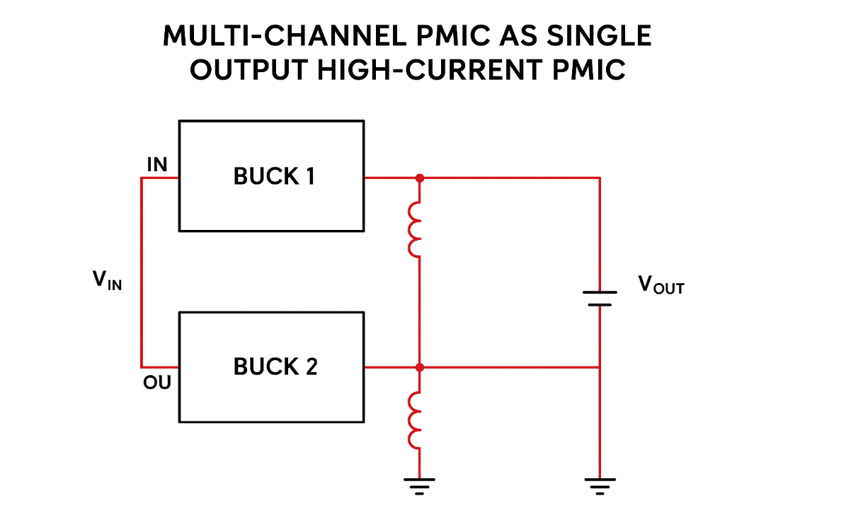 多通道PMIC用作单输出大电流PMIC